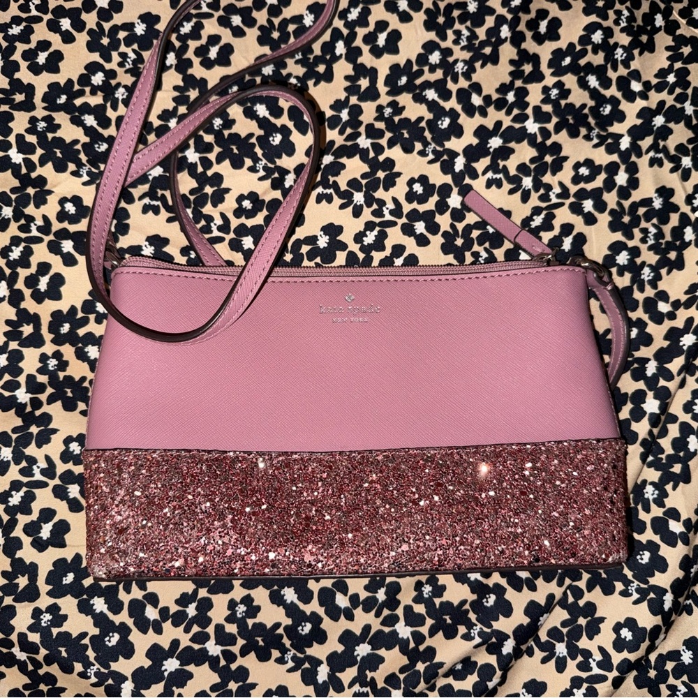 Kate Spade Greta Court Glitter Ramey crossbody